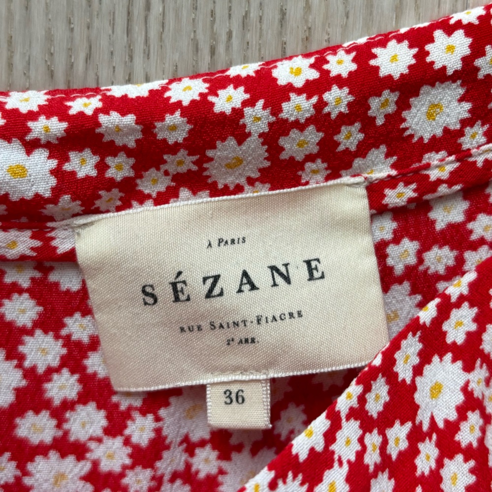 Jade Dress Sezane size 36 / 4 - Picture 3 of 3